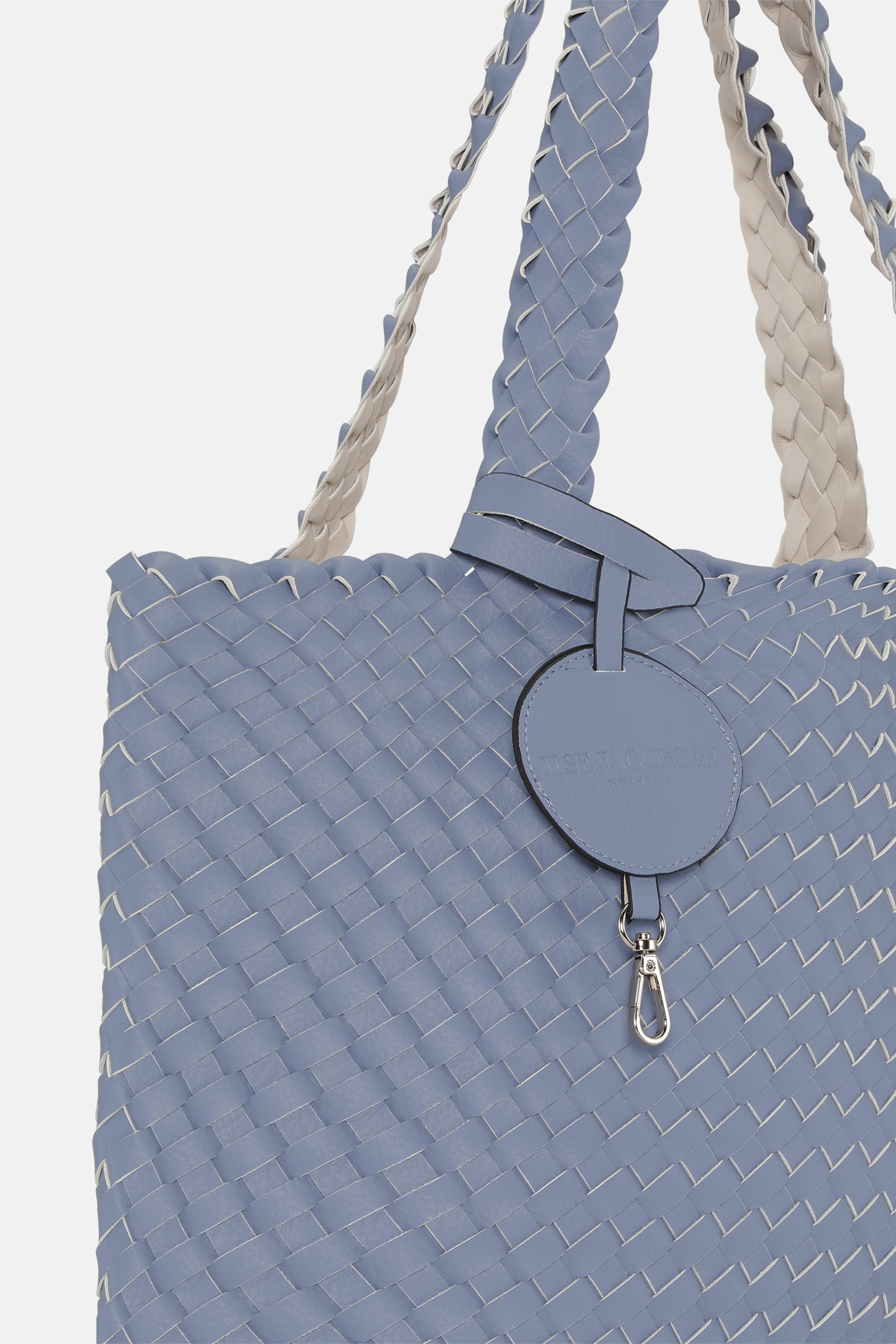 Tote Bag Flätad - Blue Cloud Egg White